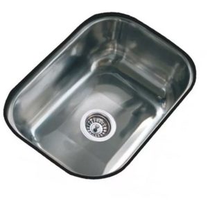 Bacha De Cocina Simple Johnson Acero T34 Plateado