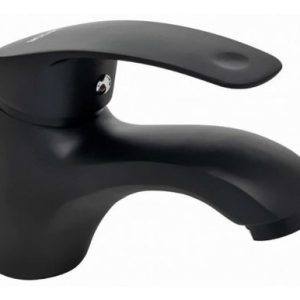 Grifería Lavatorio Canilla Monocomando Mozart Vitra Premium Baja Color Negro 7401